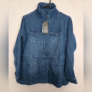 DG2 By Diane Gilman Ladies Knit Twill Jean Jacket